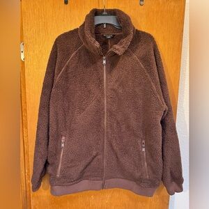 Women’s Athleta fleece zip up jacket size xl tall